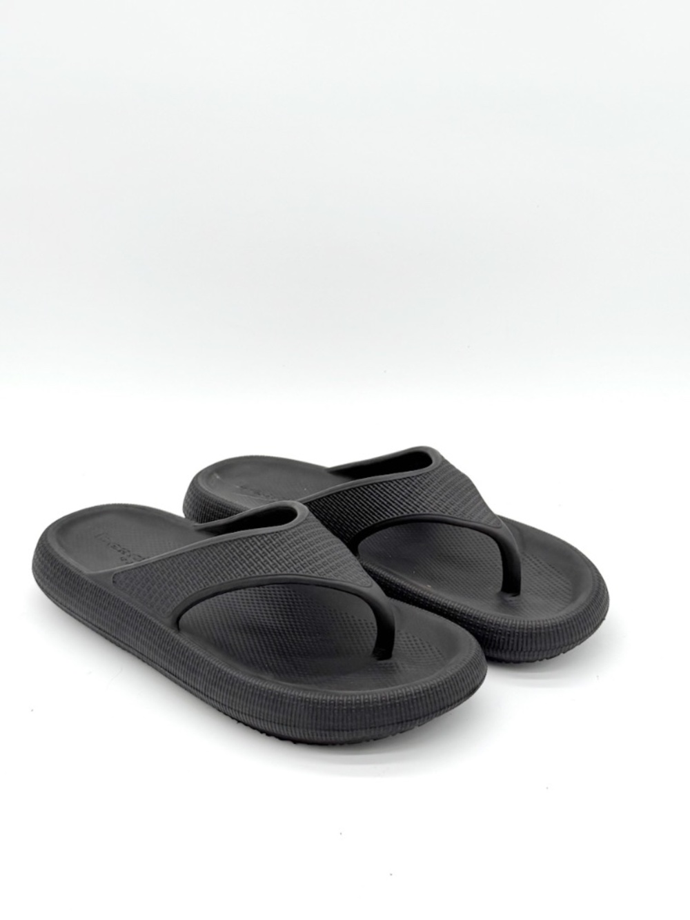 Beach Slides by J Slides Women's Sz 10 Black EVA Cushion Thong Flip Flop Sandals